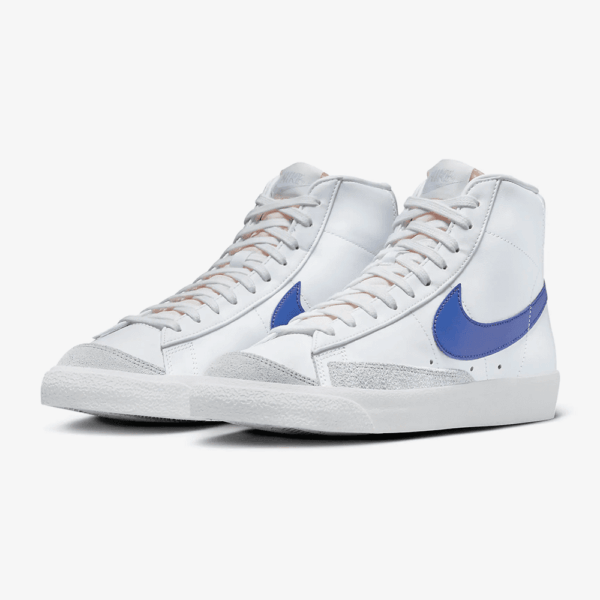 נייק בלייזר גבוהות- NIKE BLAZER MID '77 VINTAGE WHITE BLUE