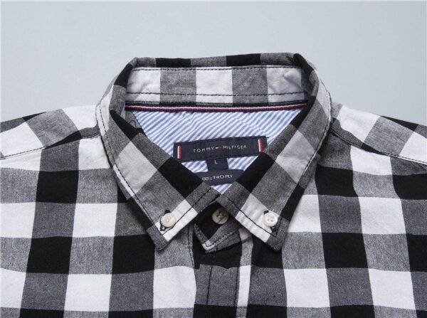 טומי הילפיגר-TOMMY BUTTON MEN'S- BLACK & WHITE