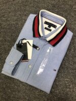 טומי הילפיגר-TOMMY BUTTON MEN'S- Echo Blue