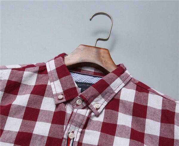 טומי הילפיגר-TOMMY BUTTON MEN'S- Falu Red