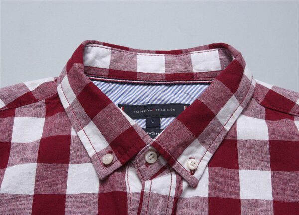 טומי הילפיגר-TOMMY BUTTON MEN'S- Falu Red