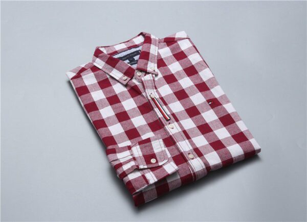 טומי הילפיגר-TOMMY BUTTON MEN'S- Falu Red