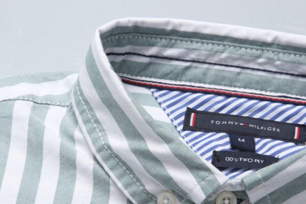 טומי הילפיגר-TOMMY BUTTON MEN'S- Heather & White