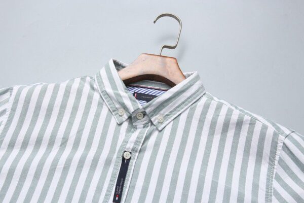 טומי הילפיגר-TOMMY BUTTON MEN'S- Heather & White