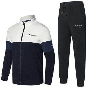 טומי הילפיגר-TOMMY SUIT-WHITE NAVY BLUE & BLACK