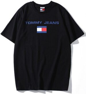 טומי הילפיגר-TOMMY TSHIRT MEN'S - BLACK
