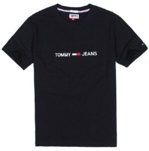 טומי הילפיגר-TOMMY TSHIRT MEN'S - BLACK