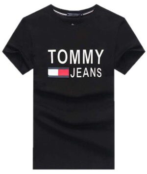 טומי הילפיגר-TOMMY TSHIRT MEN'S - BLACK