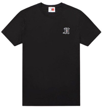 טומי הילפיגר-TOMMY TSHIRT MEN'S - BLACK
