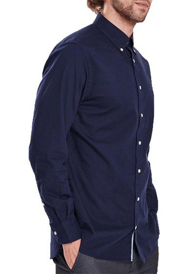 לקוסט-LACOSTE LONG MEN SHIRT - Midnight Express