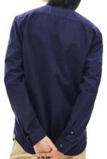 לקוסט-LACOSTE LONG MEN SHIRT - NAVY BLUE