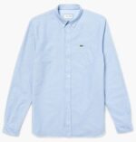 לקוסט-LACOSTE LONG MEN SHIRT - Pattens Blue