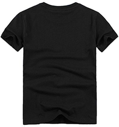 לקוסט-LACSOTE TSHIRT DESGIN MEN SHORT - Black