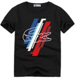 לקוסט-LACSOTE TSHIRT DESGIN MEN SHORT - Black