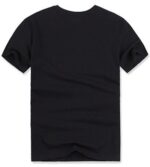 לקוסט-LACSOTE TSHIRT DESGIN MEN SHORT - Black & White Logo