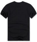 לקוסט-LACSOTE TSHIRT DESGIN MEN SHORT - Black & White Logo