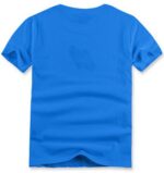 לקוסט-LACSOTE TSHIRT DESGIN MEN SHORT - Blue