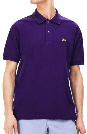 לקוסט-LACSOTE TSHIRT MEN'S POLO SHORT - Christalle Violet