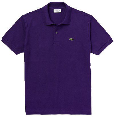 לקוסט-LACSOTE TSHIRT MEN'S POLO SHORT - Christalle Violet