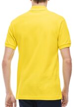 לקוסט-LACSOTE TSHIRT MEN'S POLO SHORT - Gorse