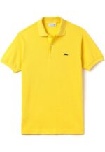 לקוסט-LACSOTE TSHIRT MEN'S POLO SHORT - Gorse