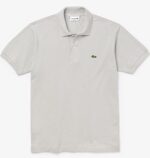 לקוסט-LACSOTE TSHIRT MEN'S POLO SHORT - Gray