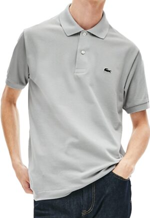 לקוסט-LACSOTE TSHIRT MEN'S POLO SHORT - Gray