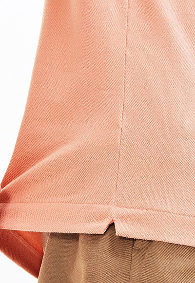 לקוסט-LACSOTE TSHIRT MEN'S POLO SHORT - Mandys Pink