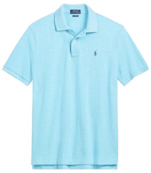 ראלף לורן-RALPH LAUREN POLO TSHIRT MEN'S SHORT DESGIN - Blizzard Blue