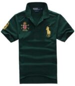 ראלף לורן-RALPH LAUREN POLO TSHIRT MEN'S SHORT DESGIN - Cardin Green