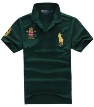 ראלף לורן-RALPH LAUREN POLO TSHIRT MEN'S SHORT DESGIN - Cardin Green